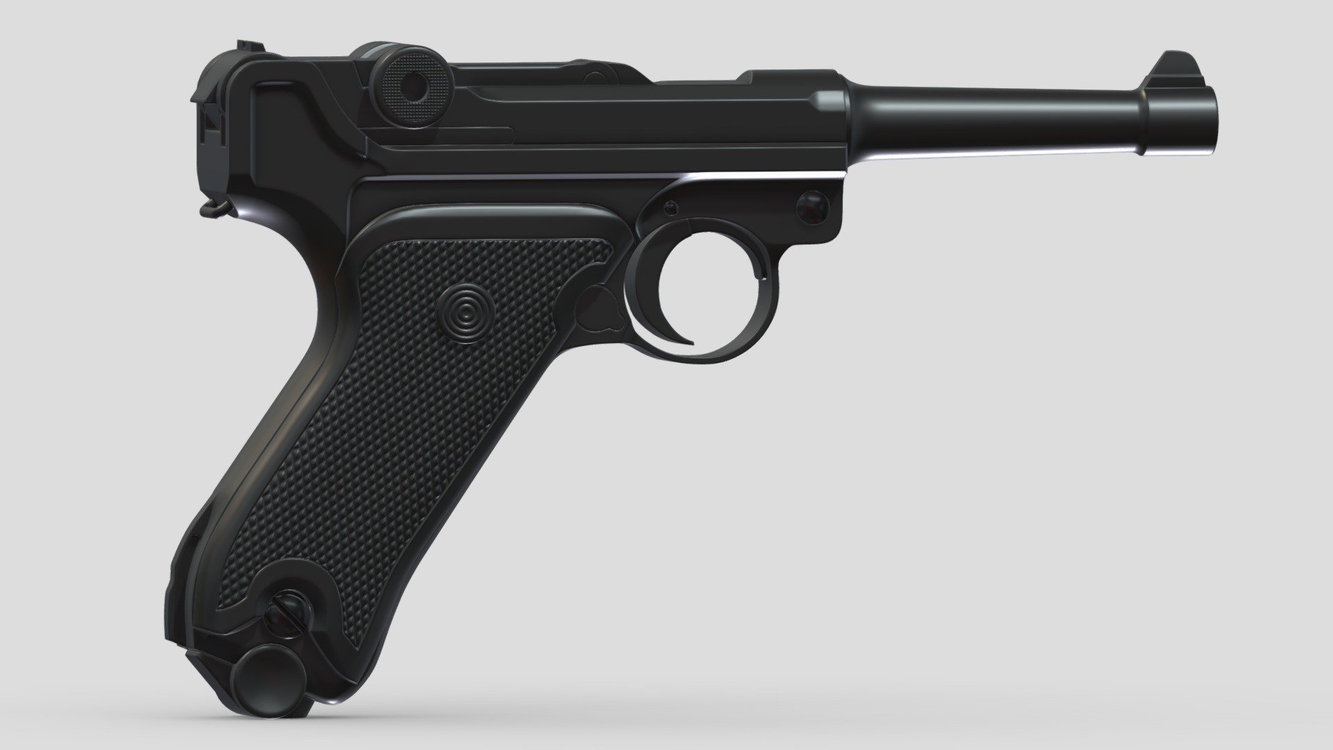 Luger Pistol 3d model