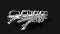 Futuristic scifi Modular Bridge