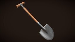 Stylized Western Shovel