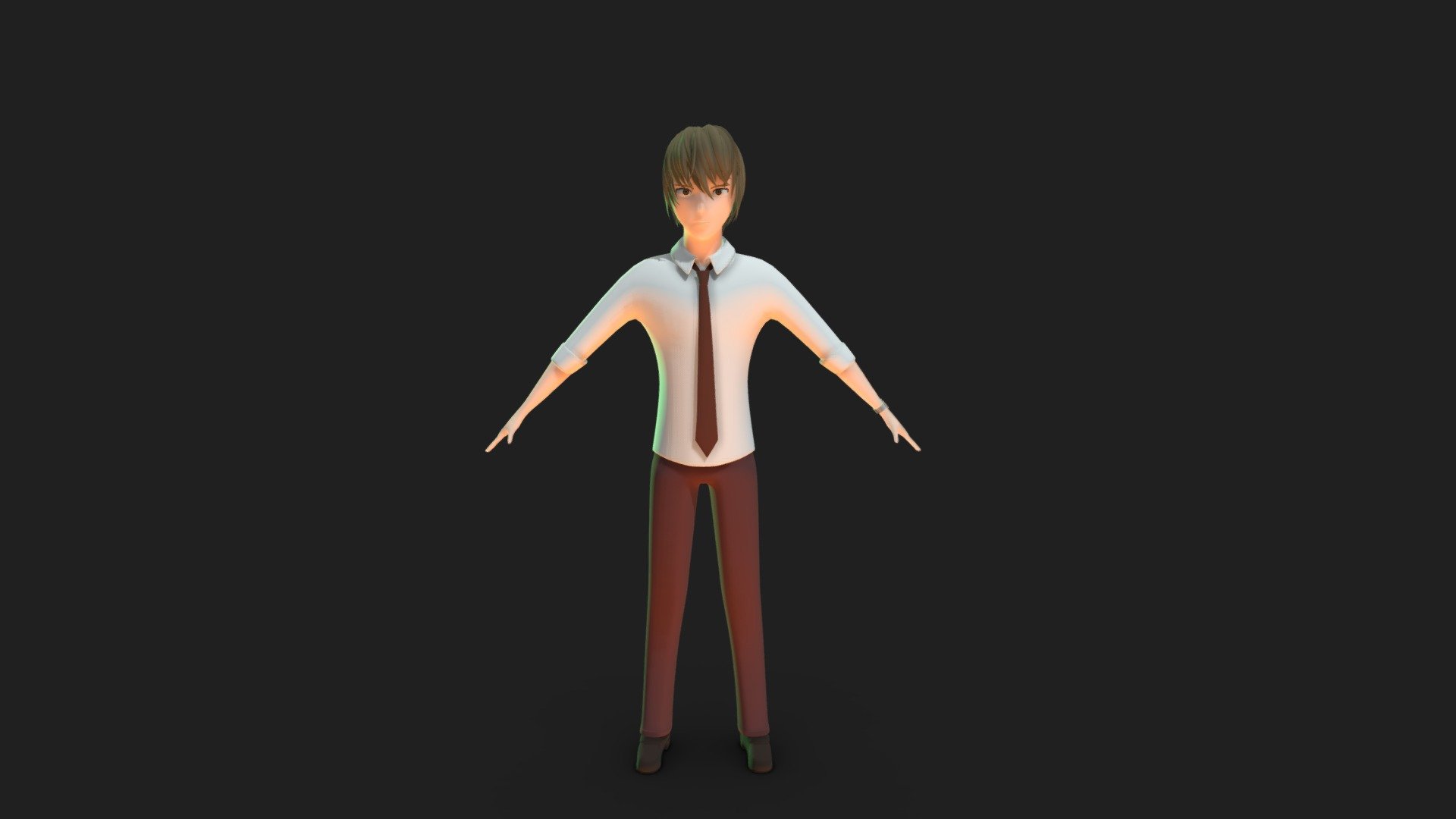 Light Yagami 3d model