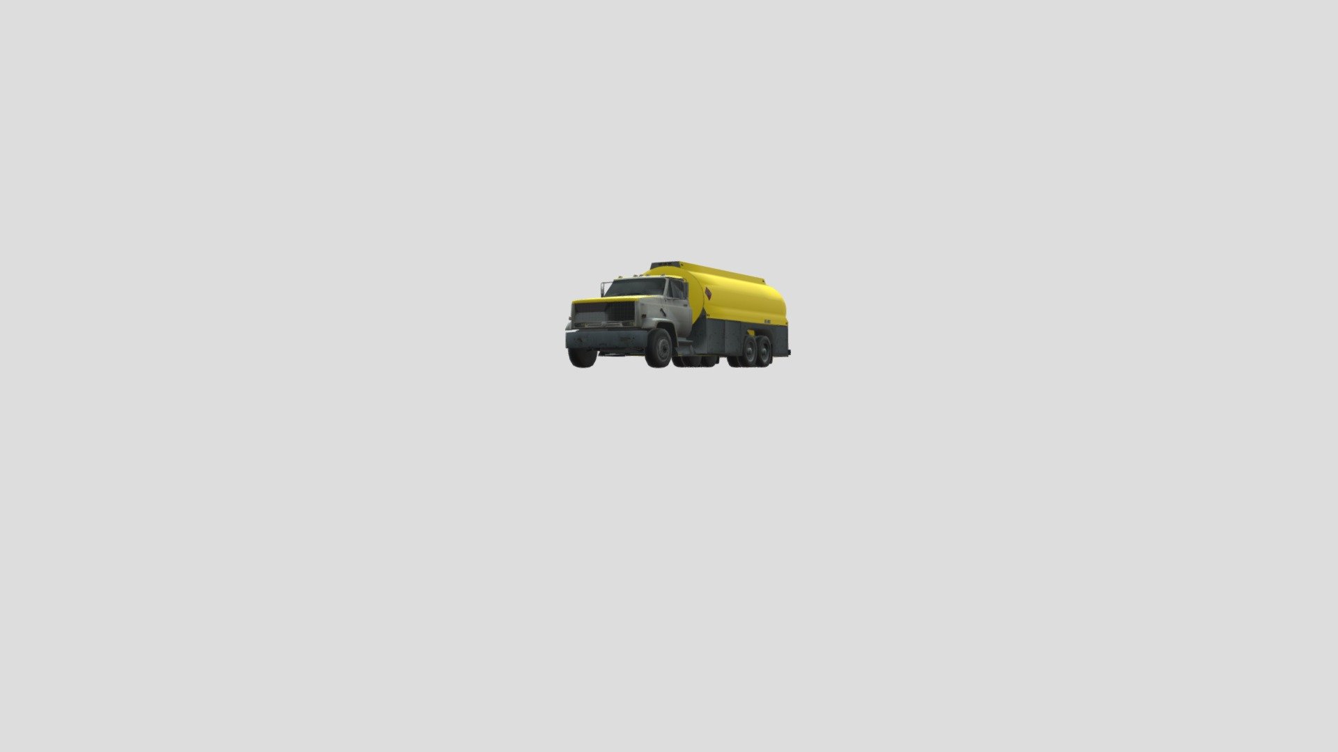 Airport Fuel Truck 3d model