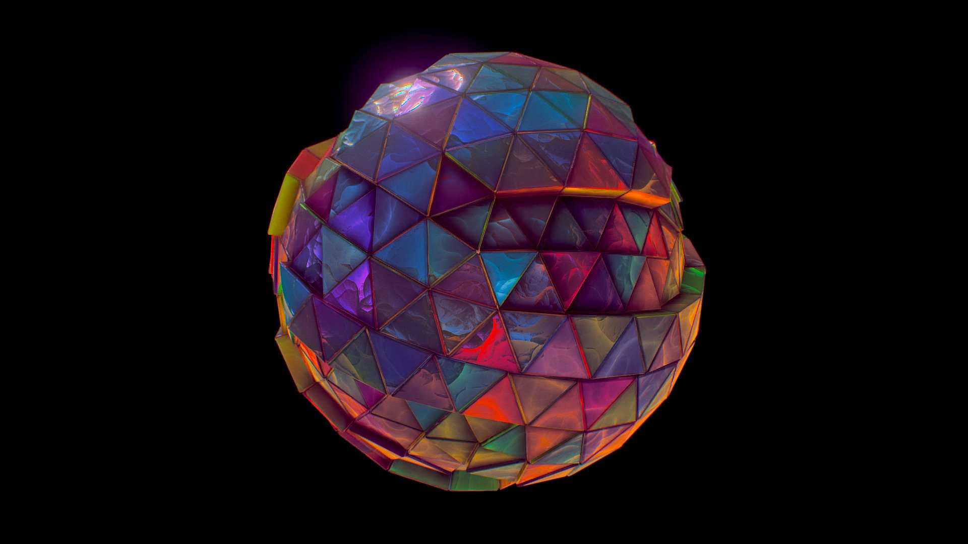 Harlequin Orb 3d model