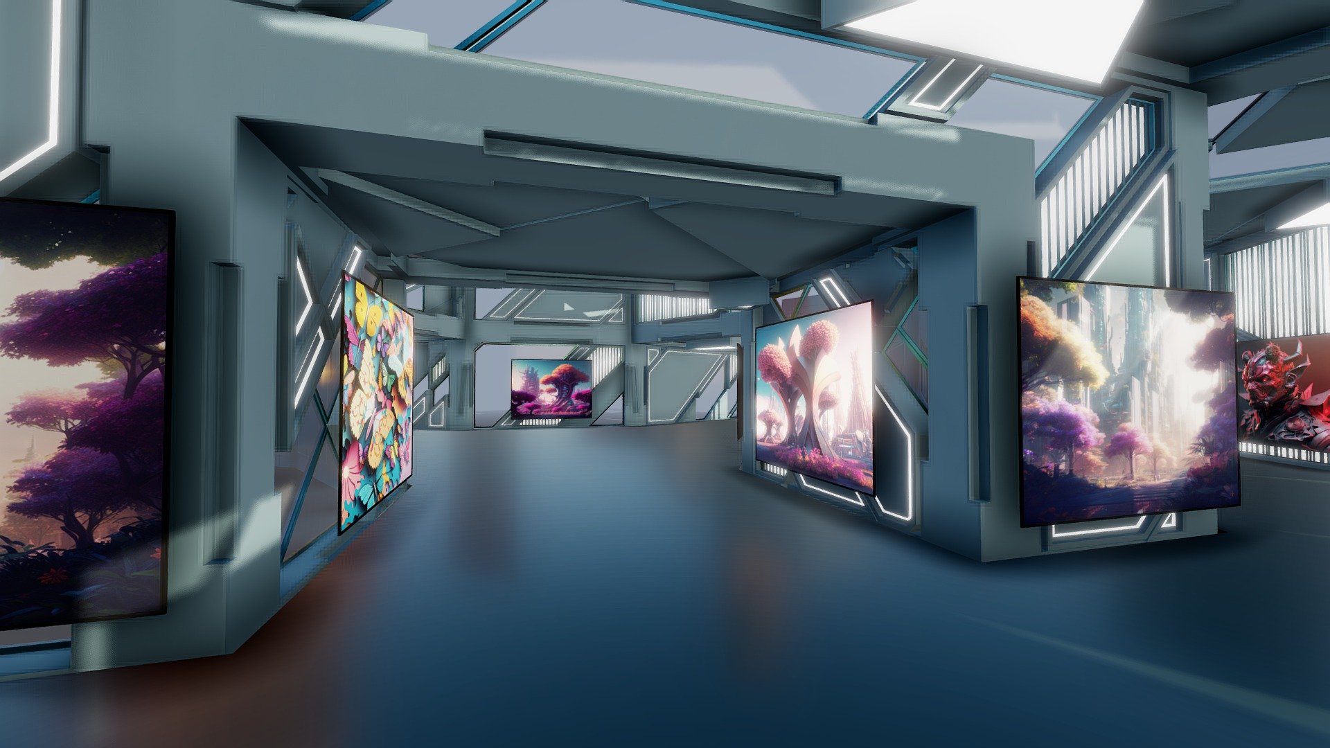 Sci-Fi_Interior_Gallery_7 3d model