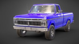 Ford F100 1976 New Blue