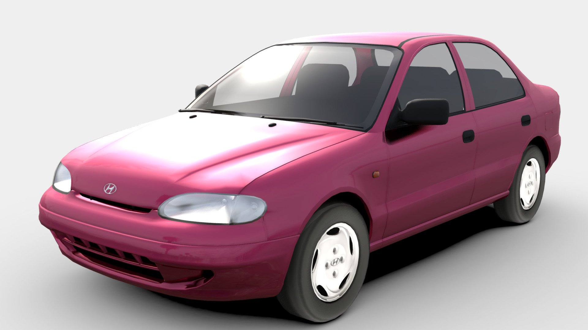 Hyundai Accent 1994 3d model