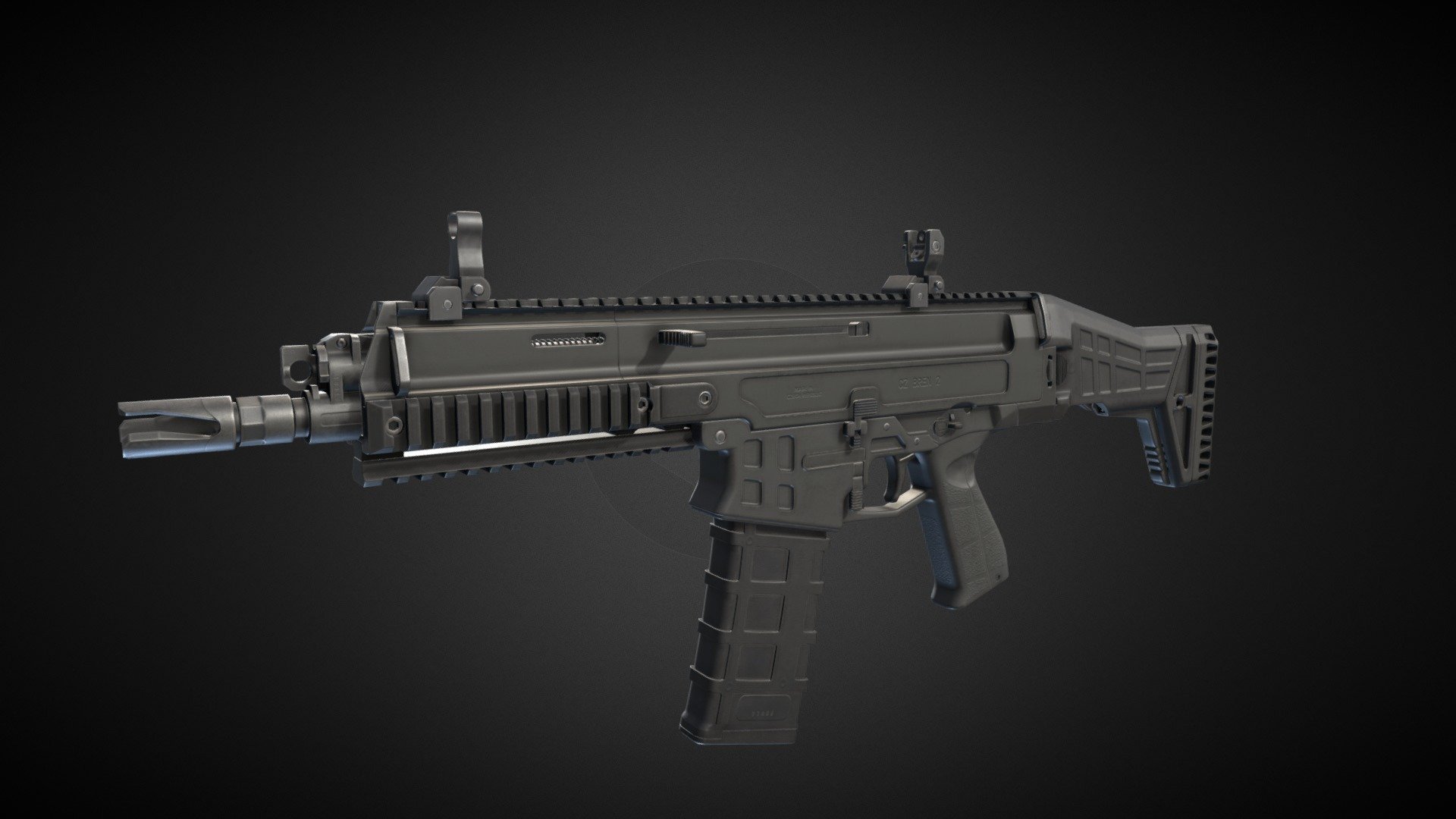 CZ Bren 2 NATO 3d model