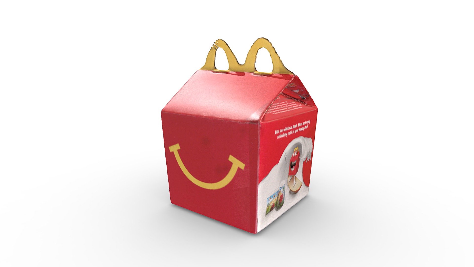 McDonalds Happy Meal Box 3d model