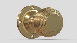 Reeded Mortice Door Knob