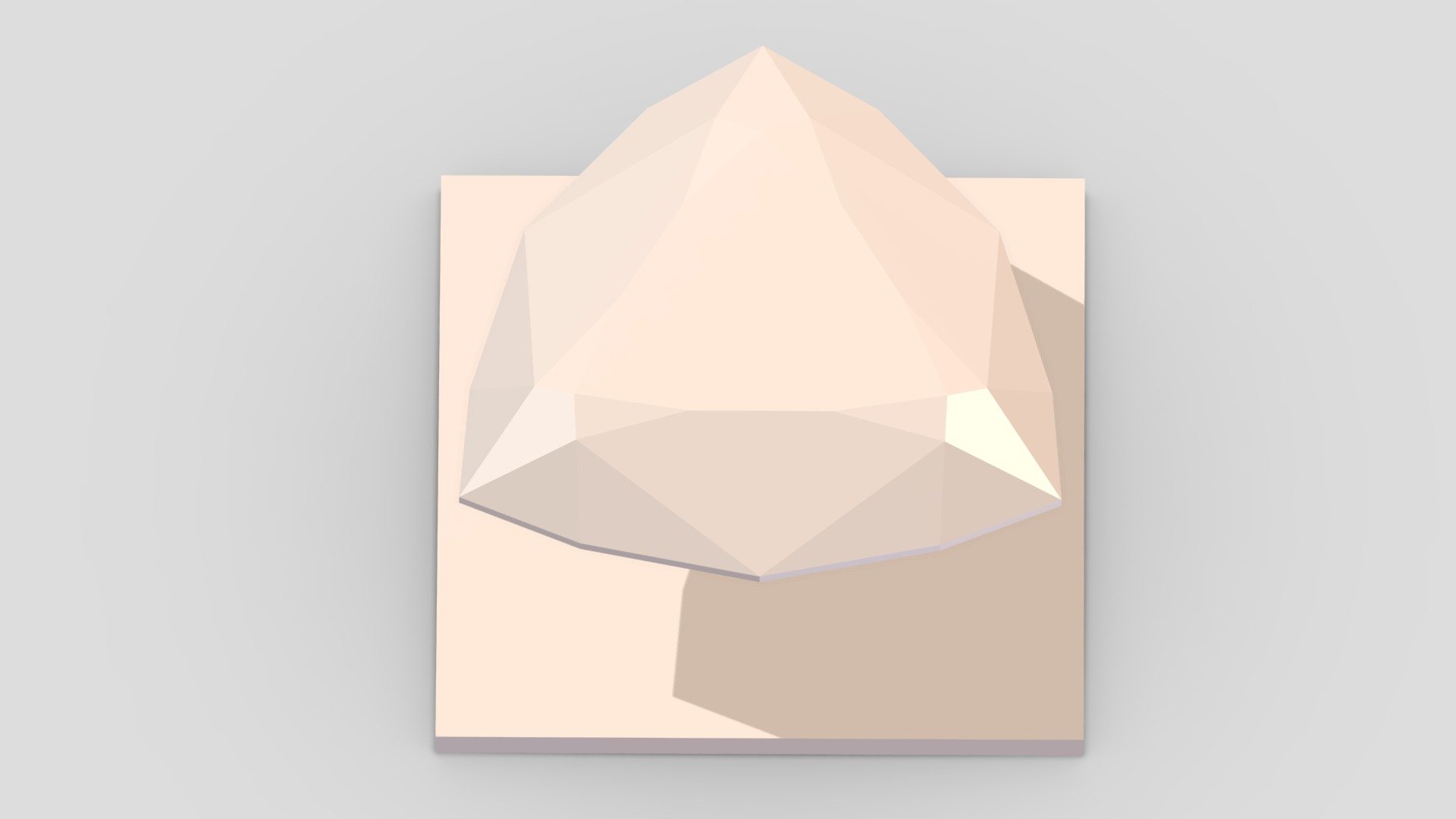 TRILLION Cut Diamond 3d model