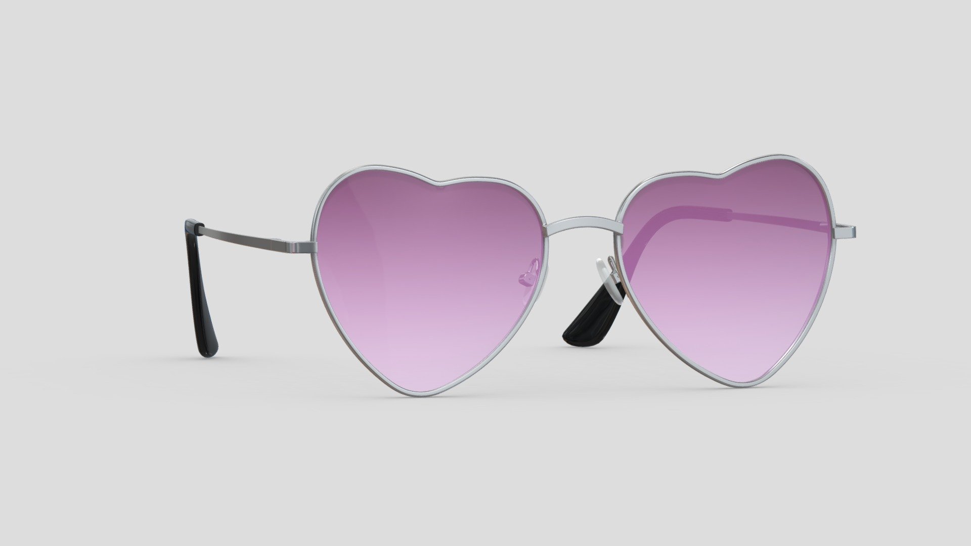 Heart Sunglasses 3d model