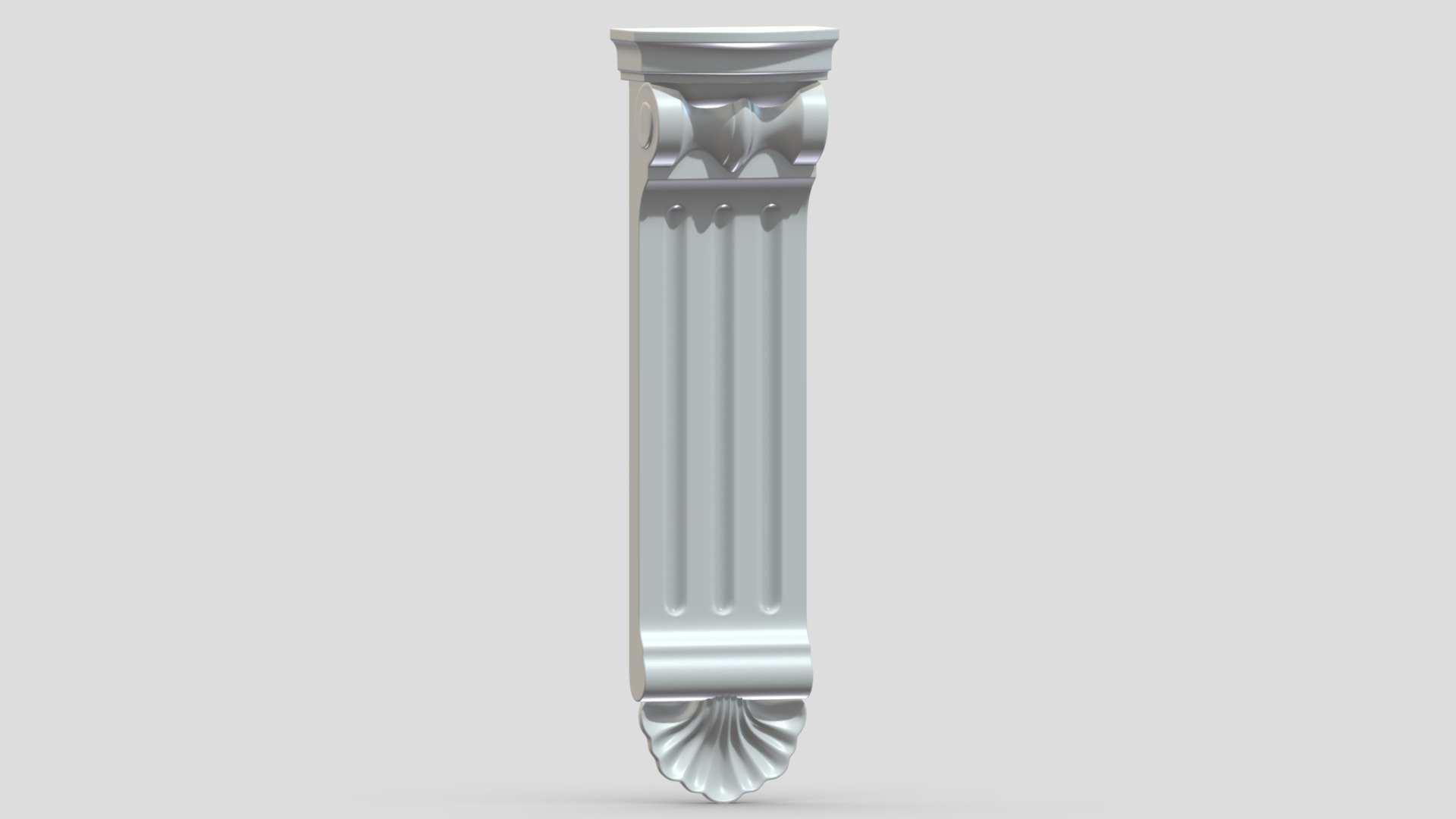 Scroll Corbel 53 3d model