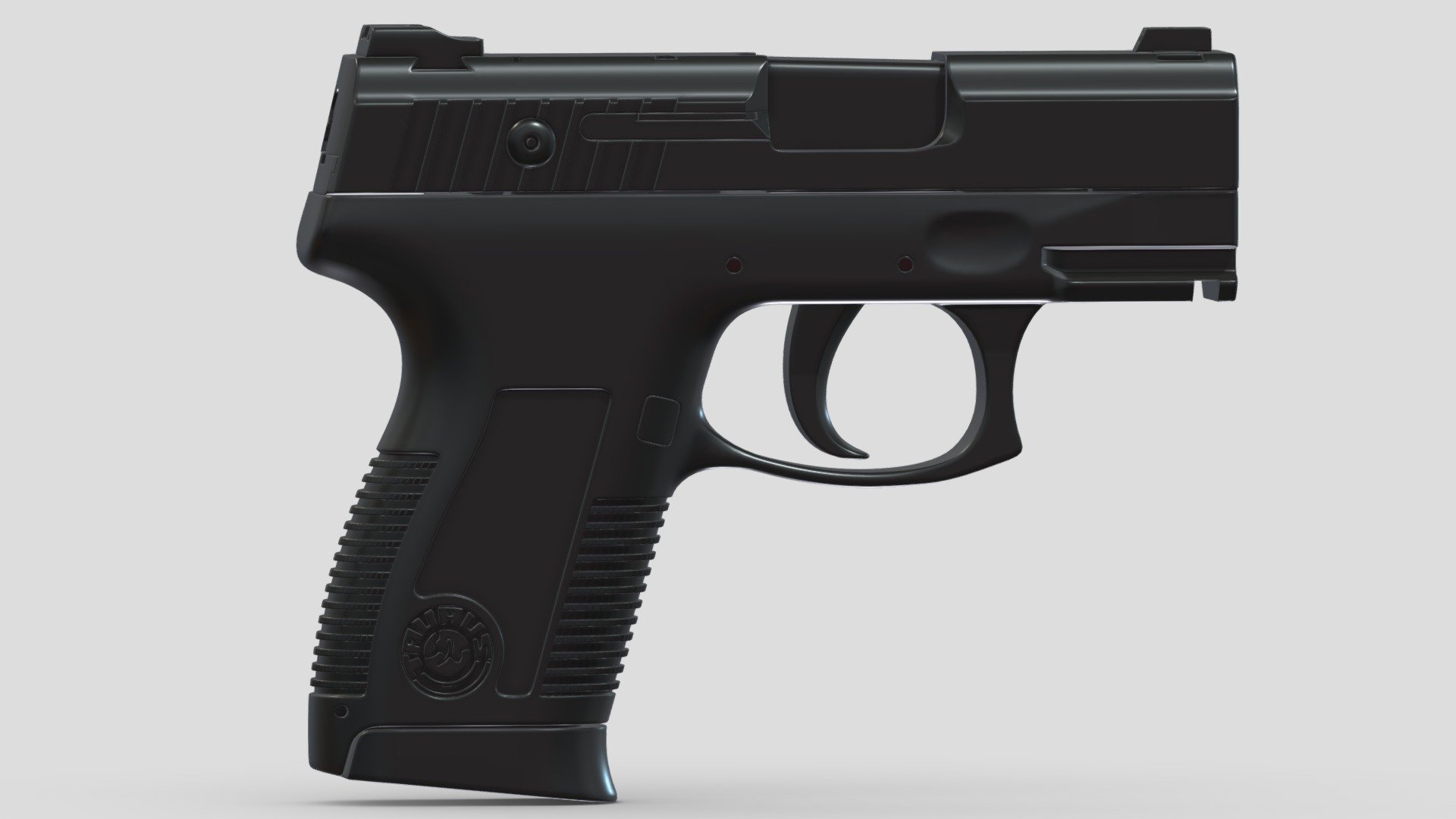 Taurus PT145 High-poly Subdivision 3d model