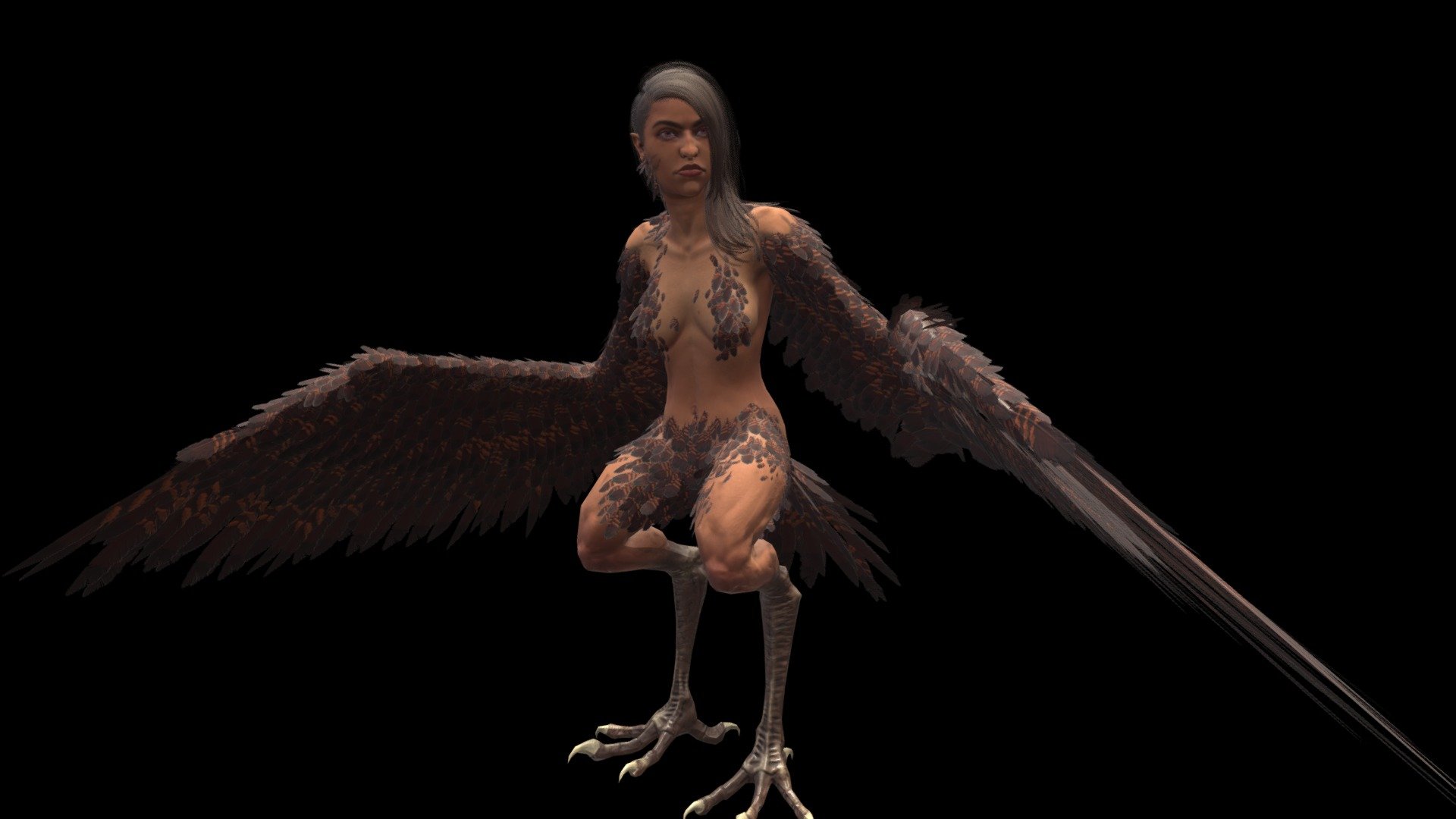 Harpy 3d model