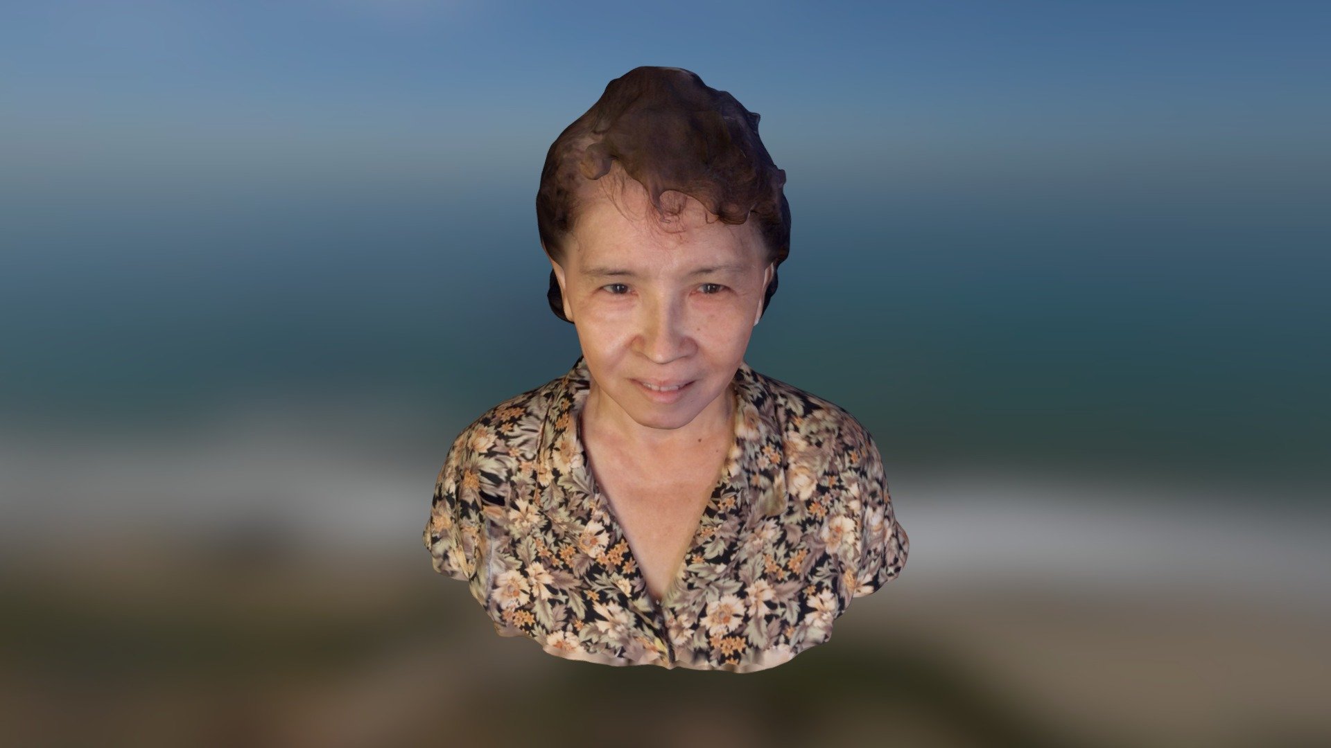 71 year old lady 3d model