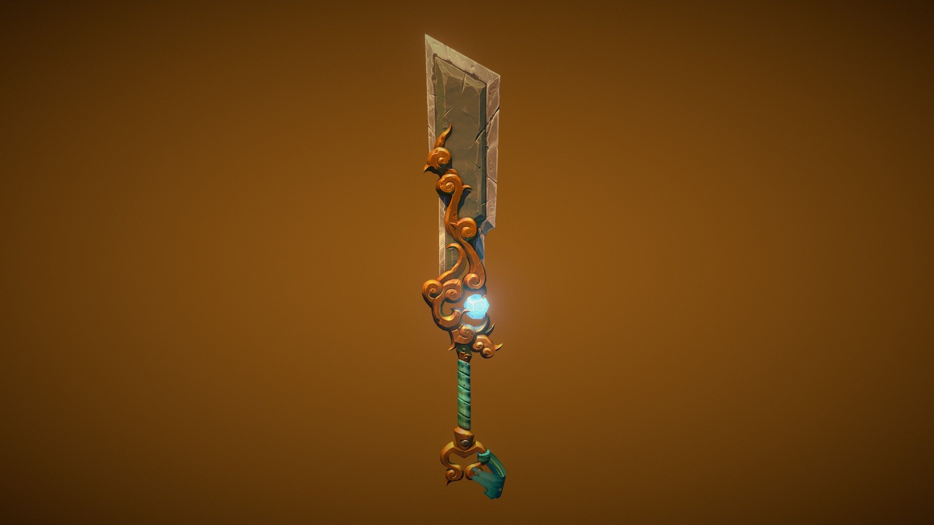 Greatsword of Frozen Hells Fan-Art 3d model