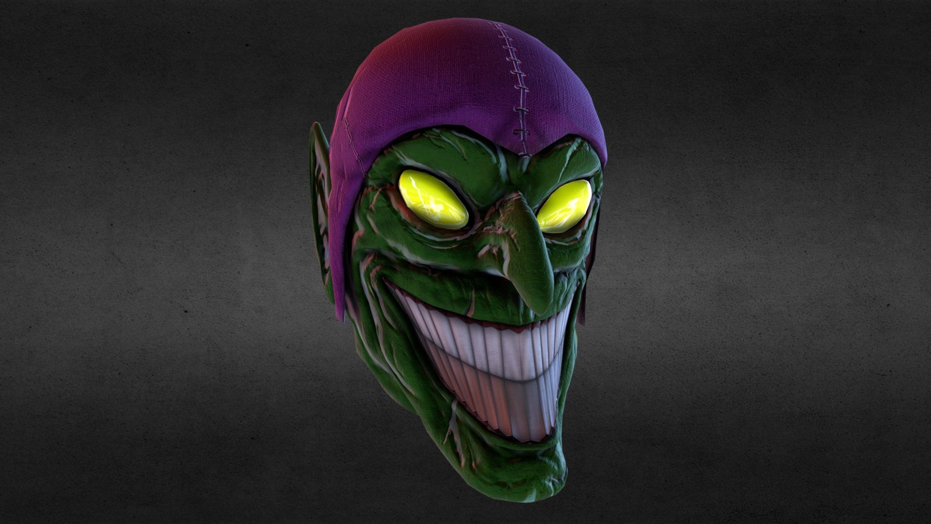 Green Goblins mask 3d model