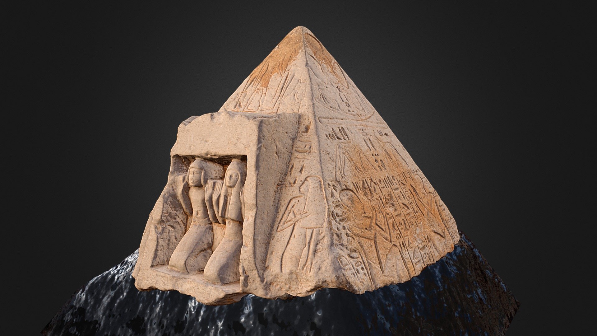 Pyramidion of the Priest of the Apis 3d model