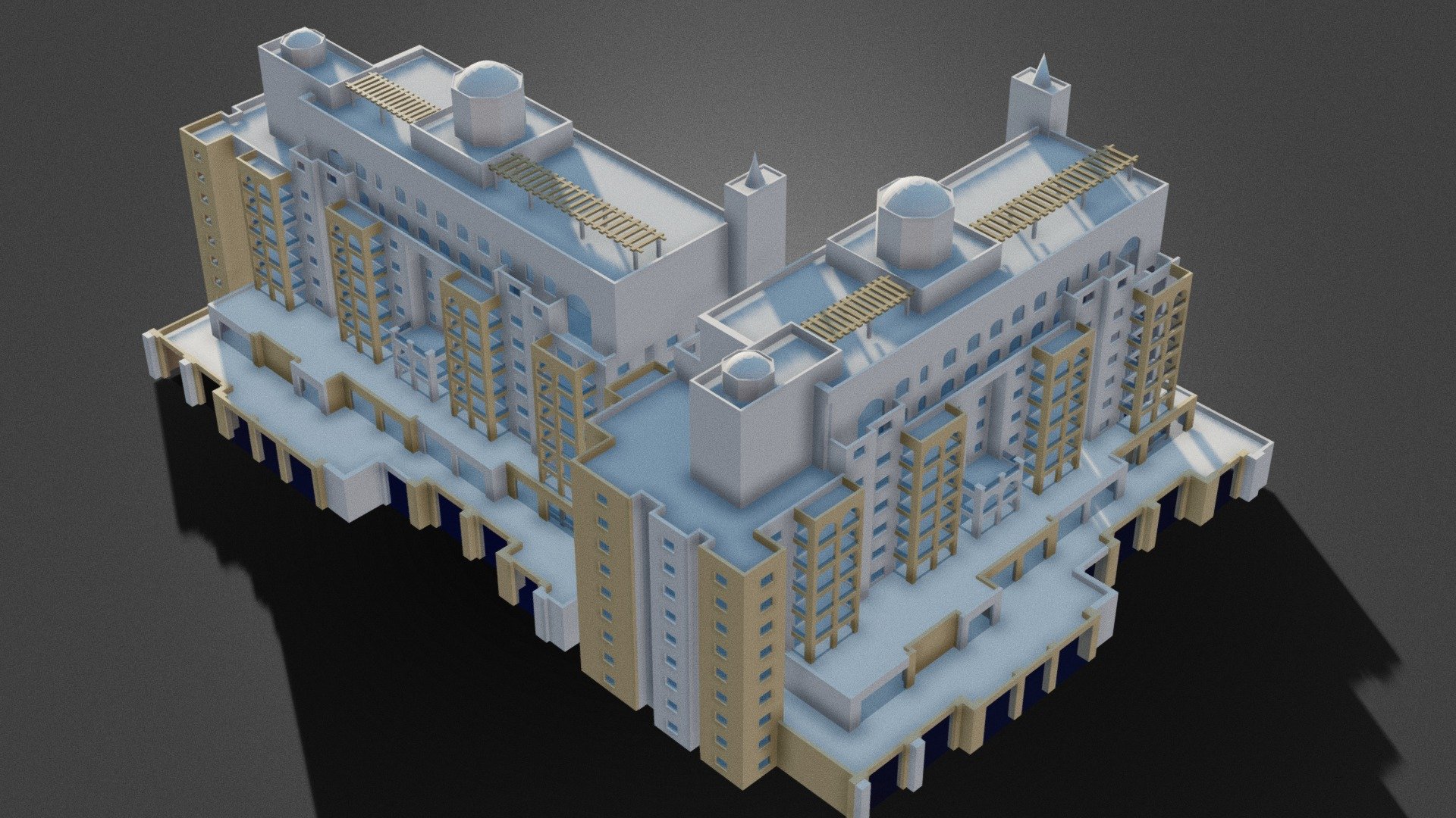 Dubai Building 14 3d model