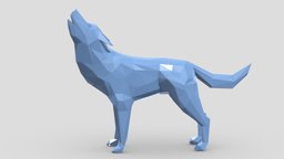 Low Poly Wolf