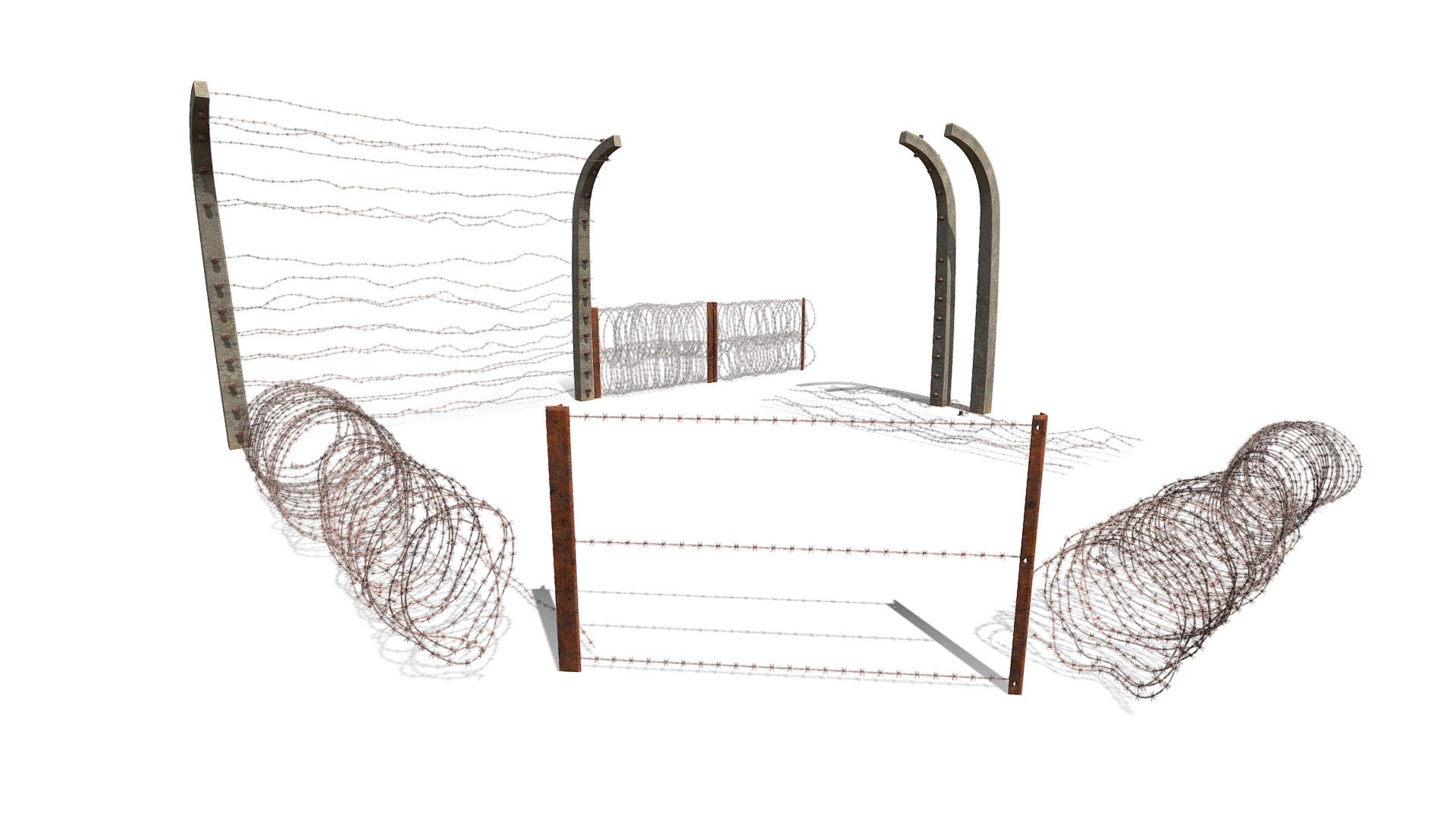 Barbed Wire 3d model