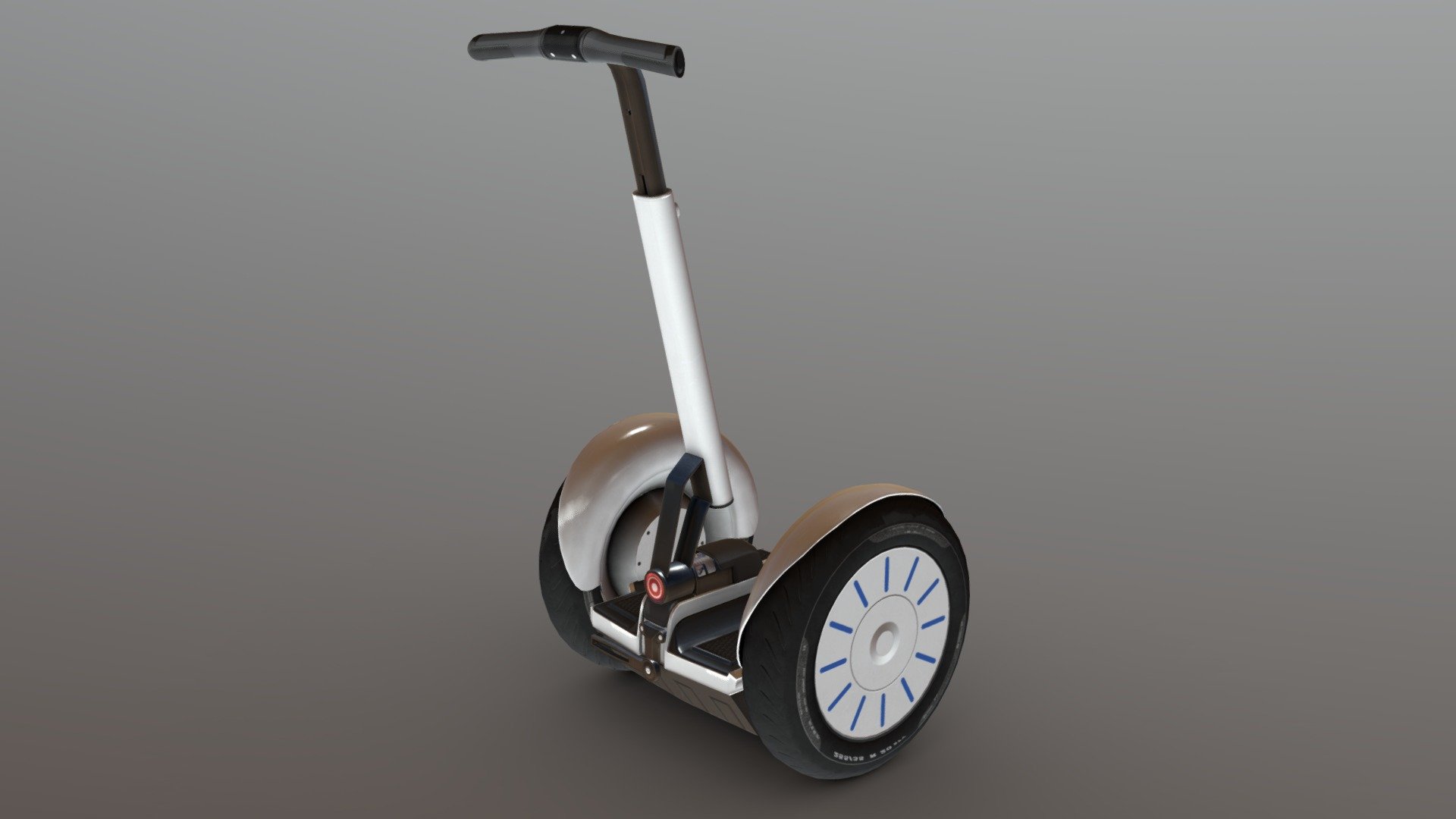 Segway (Low Poly) 3d model