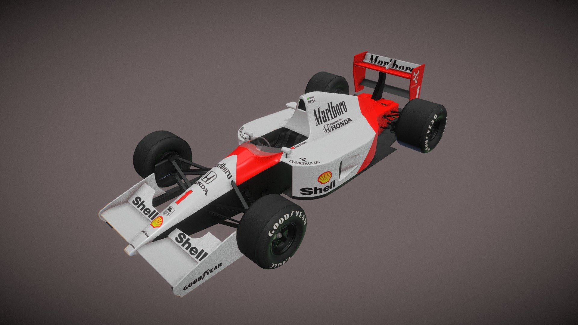 McLaren MP4/6 3d model