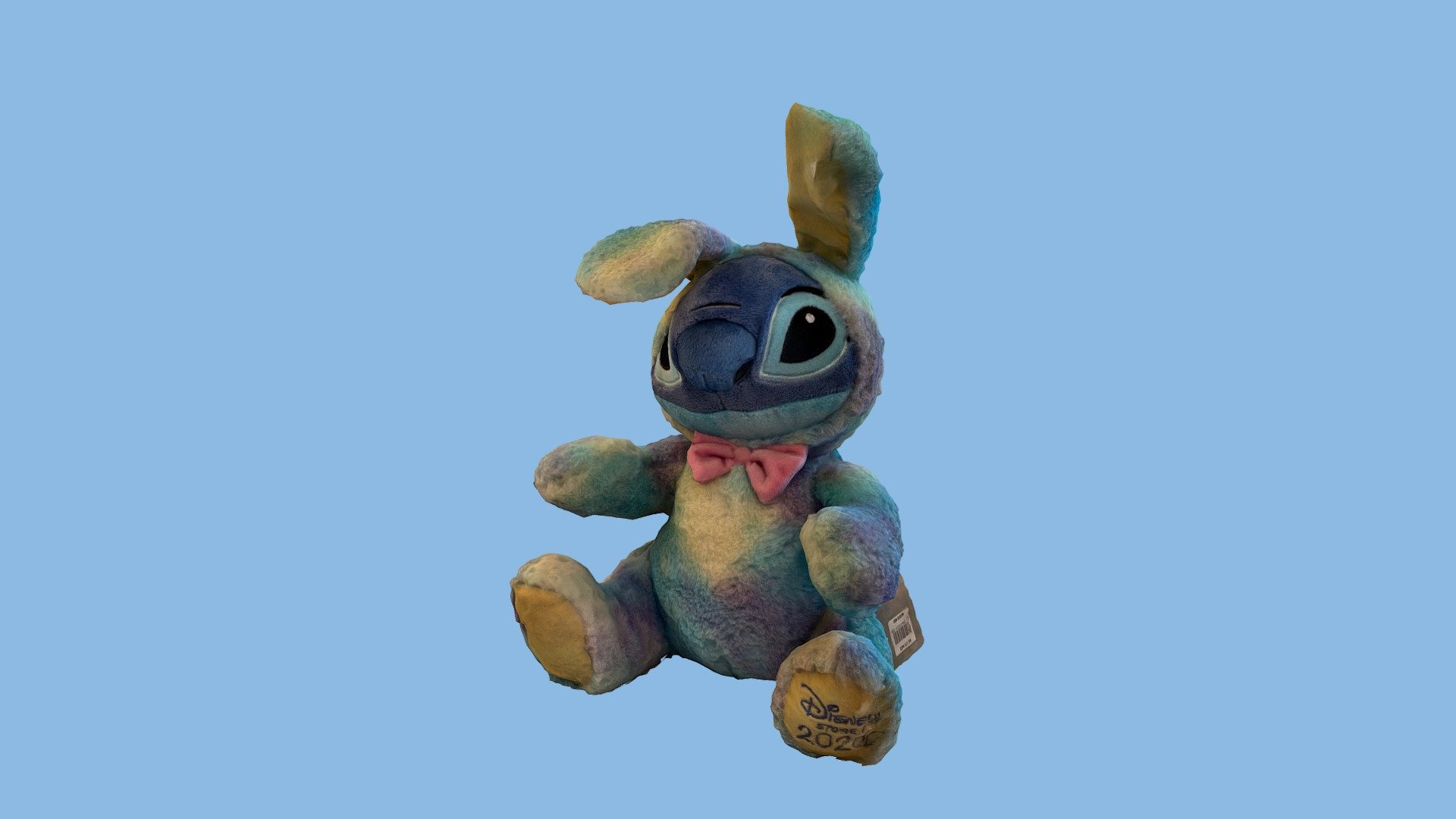 Tie Dye Teddy Bear 3d model