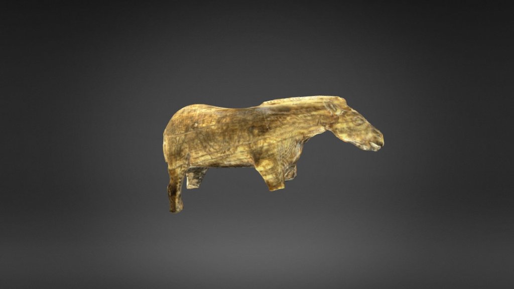 Cheval en ronde-bosse 3d model