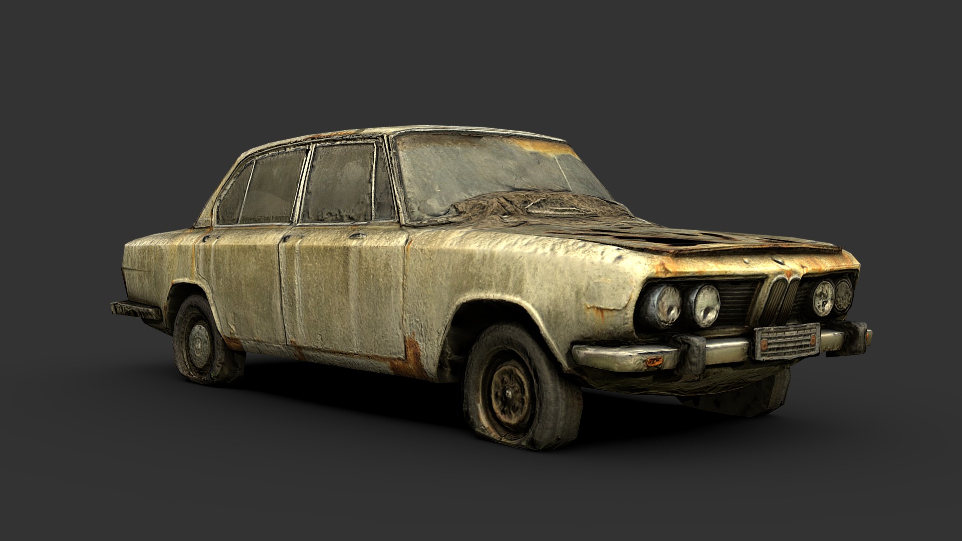 BMW Wreck 3d model