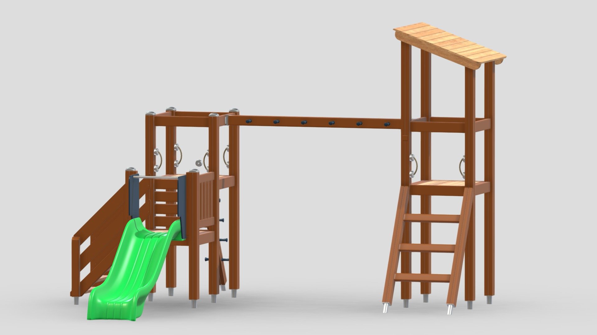 Lappset Activity Tower 16 3d model