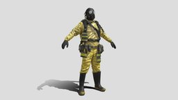 HAZMAT NBC Suit Rigged