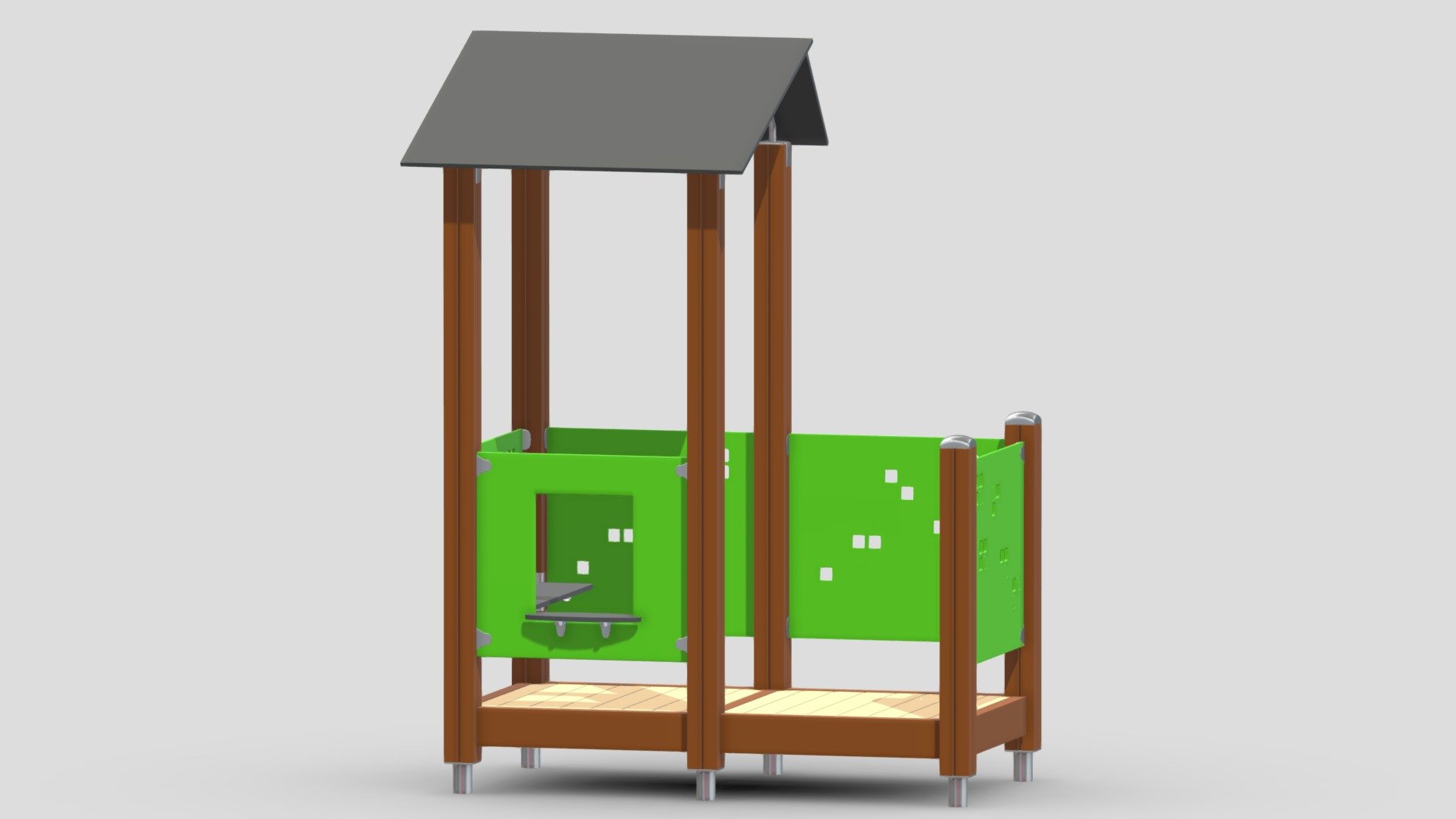 Lappset Play House 02 3d model