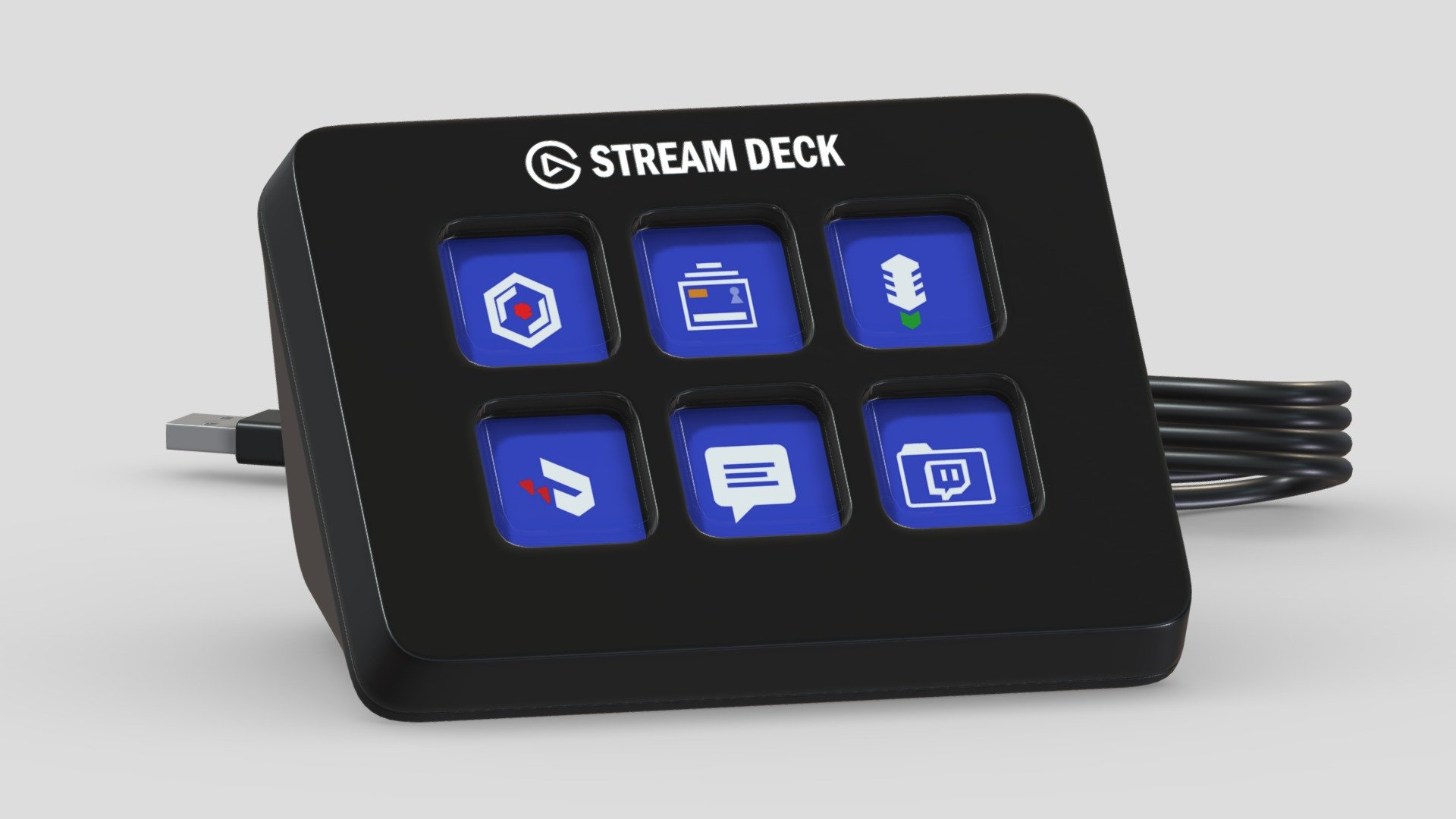 Elgato Stream Deck Mini 3d model