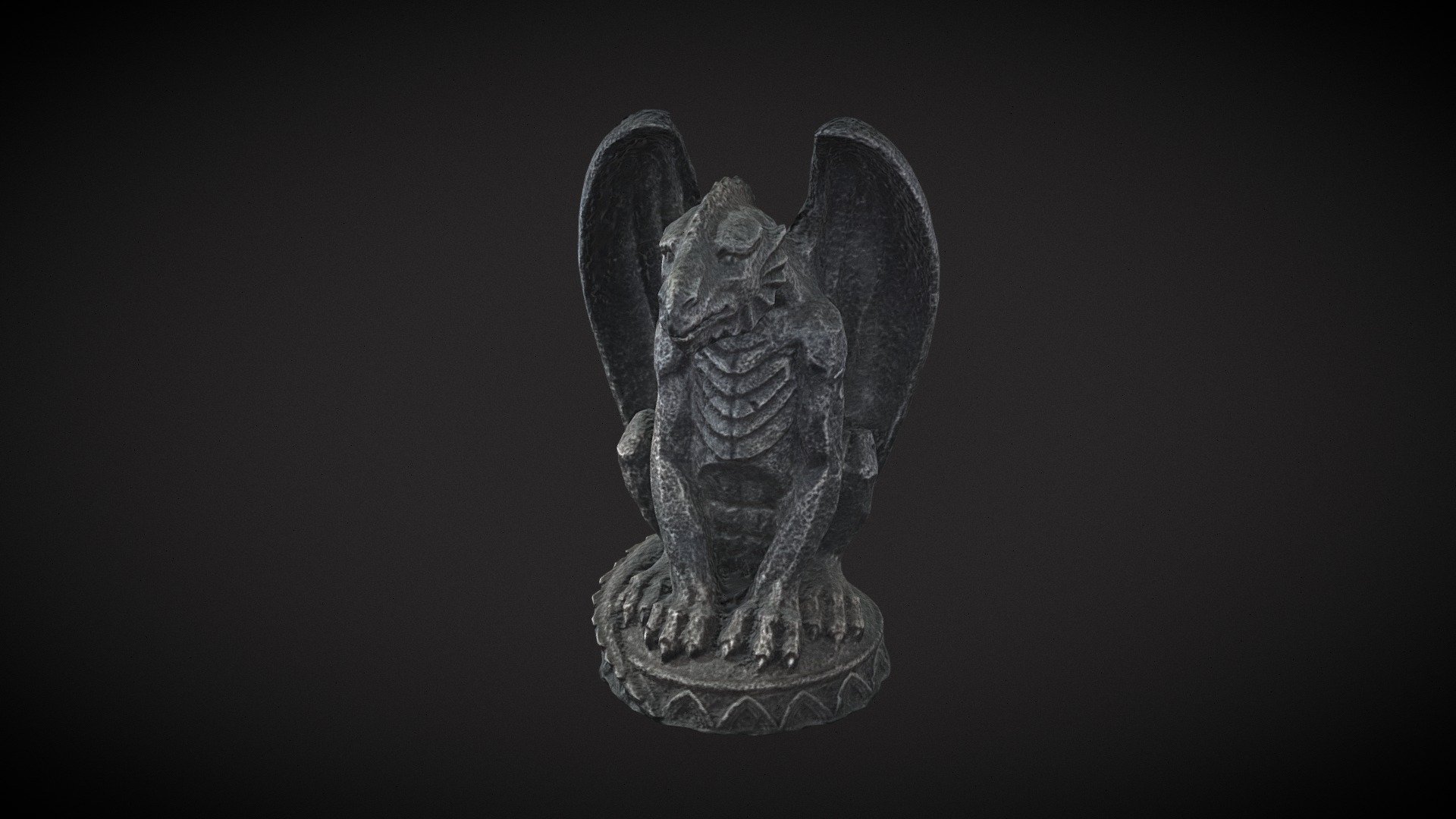 Stone Gargoyle 3d model