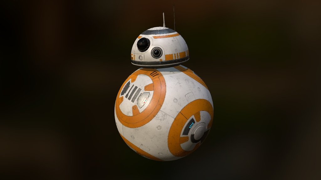 BB-8 Droid 3d model