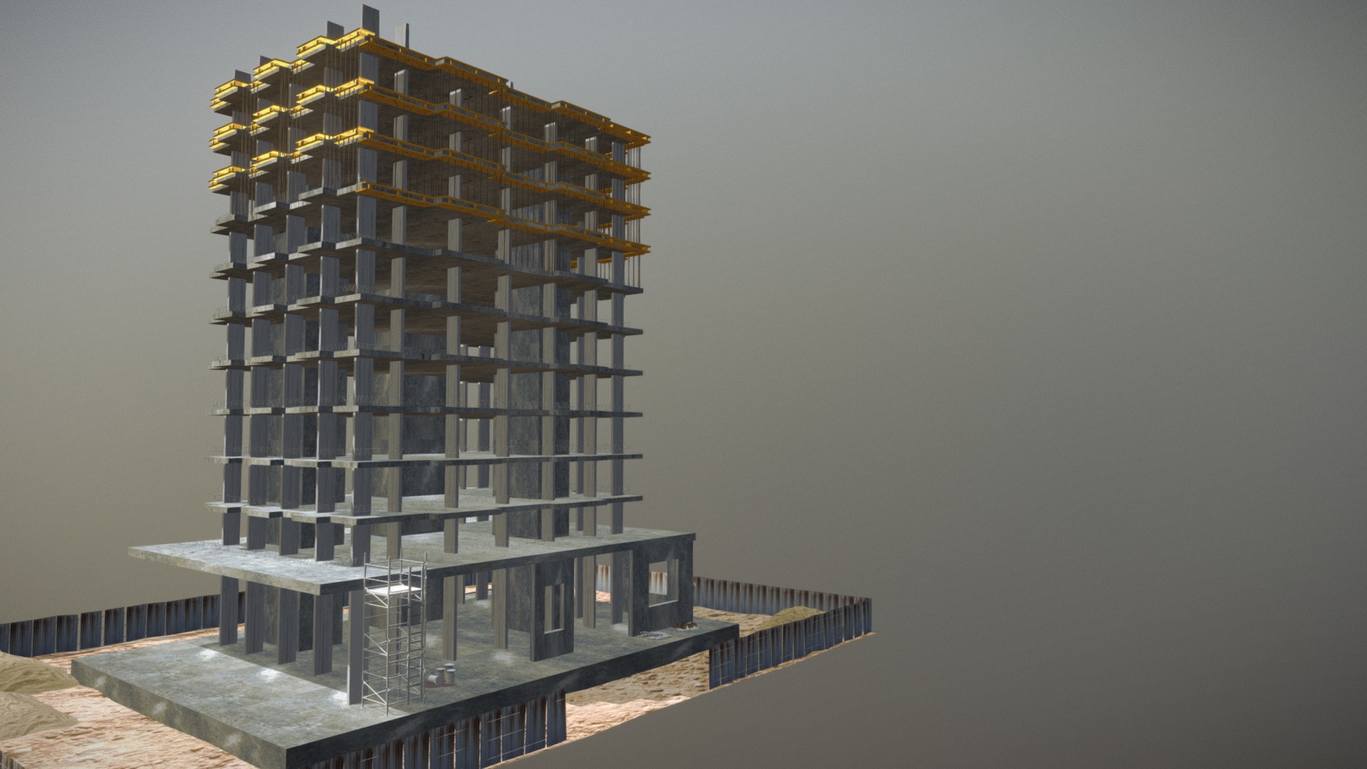 Building Construction 3d model