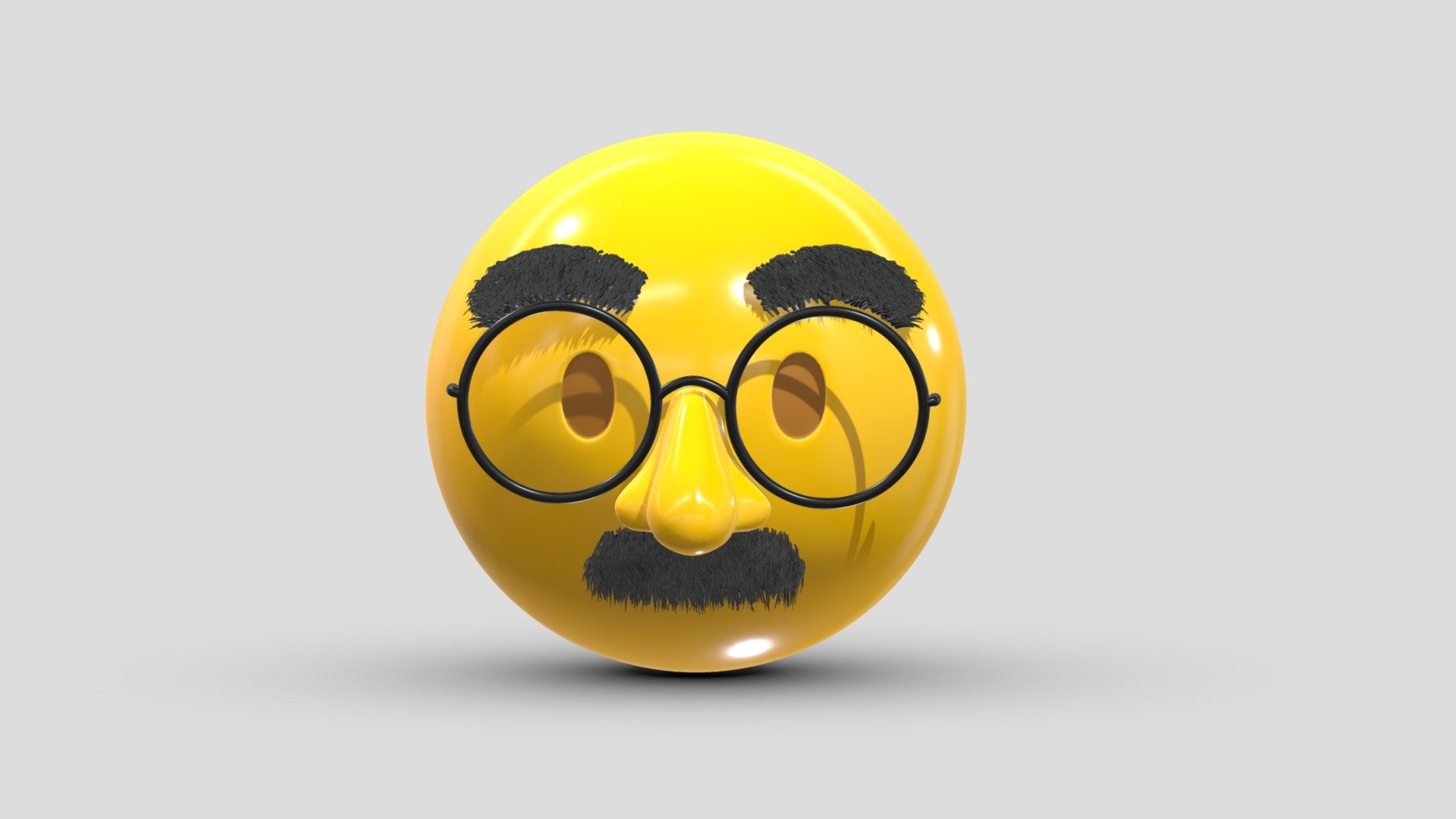 Apple Disguised Face 3d model