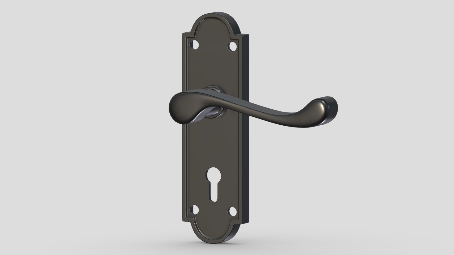 Turnberry Black Antique Handle 3d model