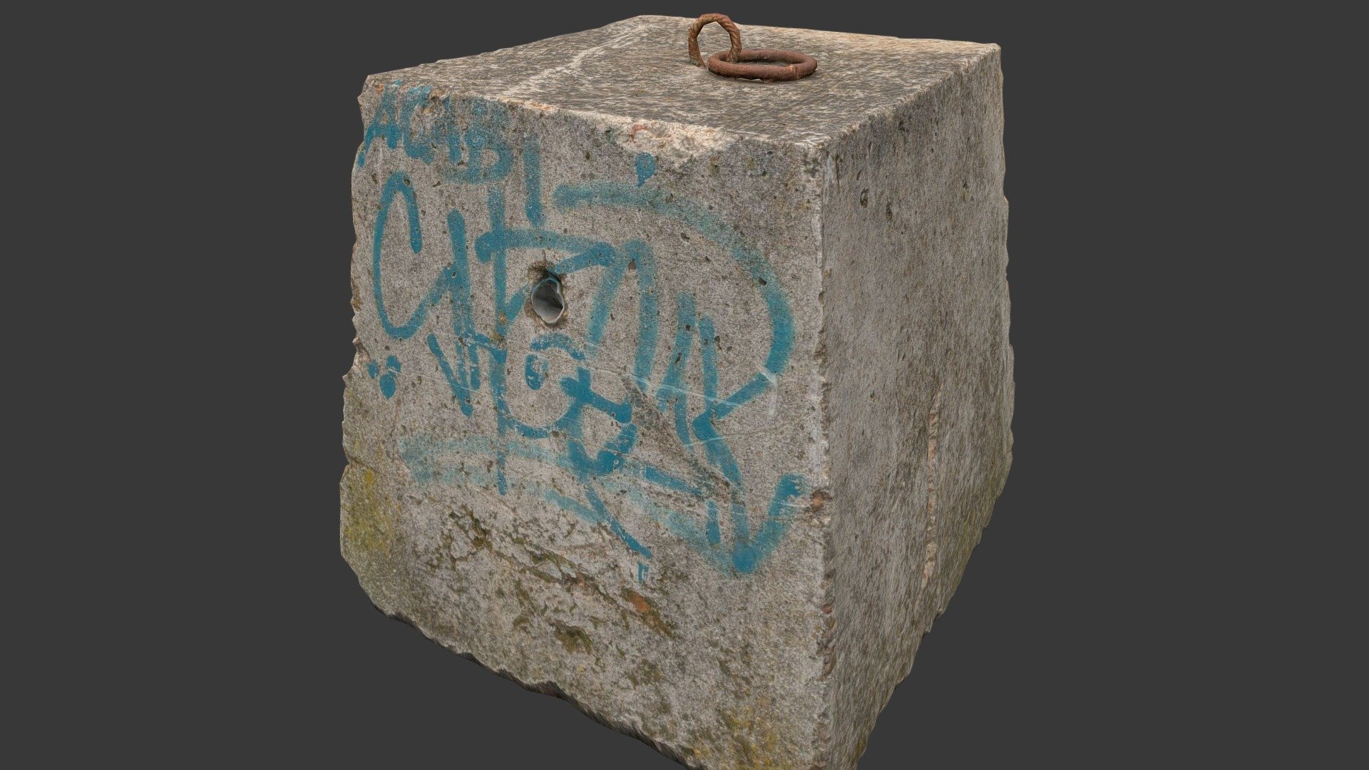 Concrete scan No. 9 3d model