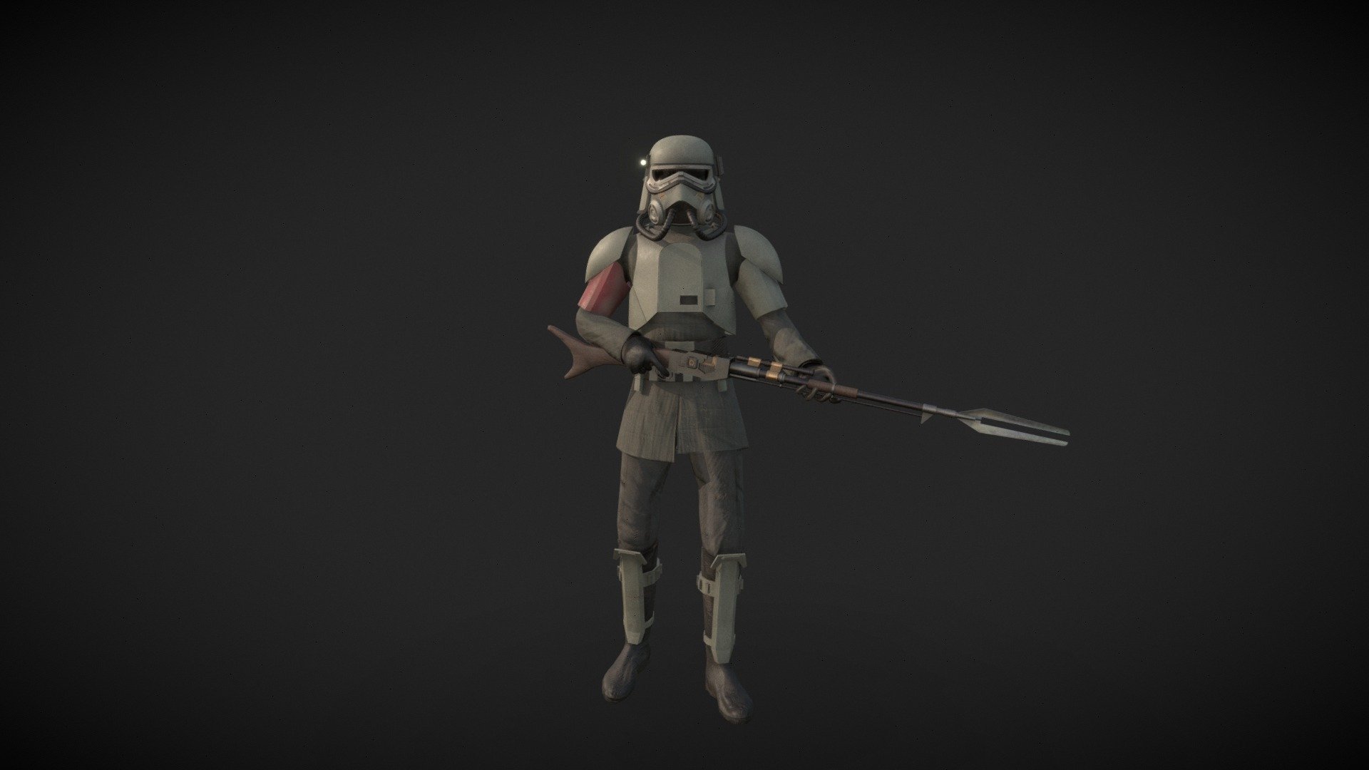 Mud Trooper 3d model 3d model