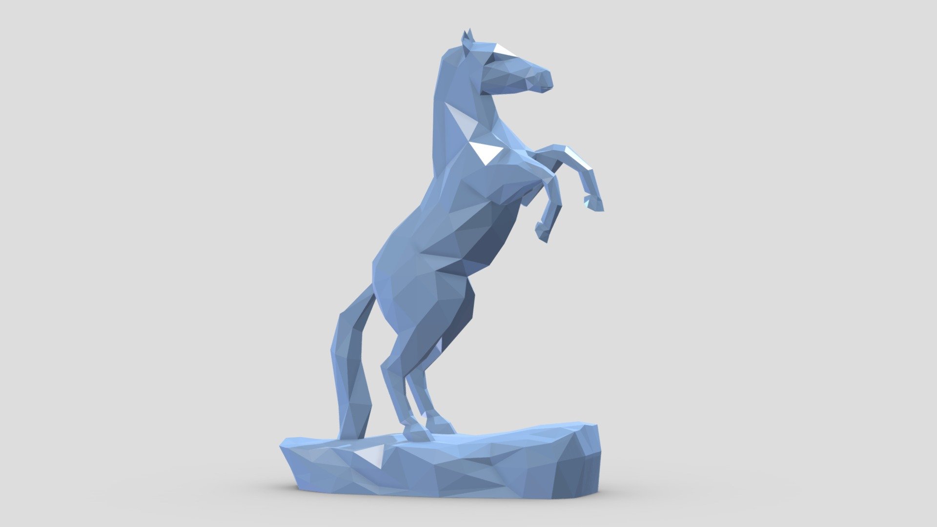 Low Poly Horse 3d model