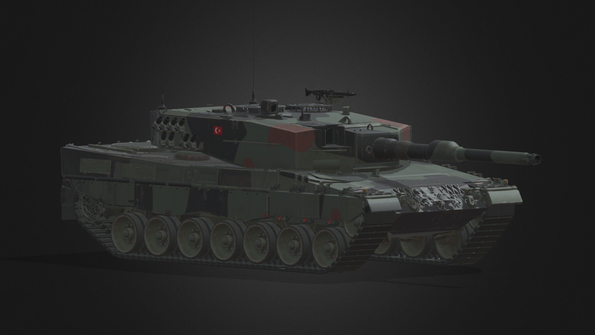 Leopard 2A4 3d model