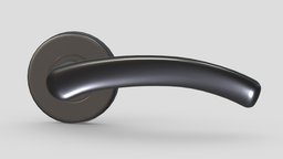 Urfic President Door Handle Matt Black