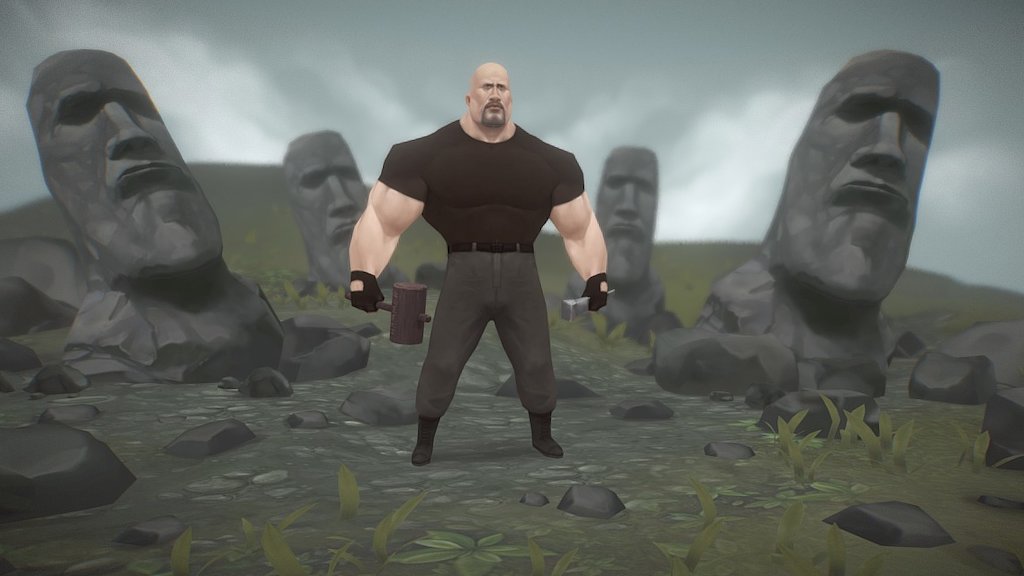 Mr. Rock 3d model