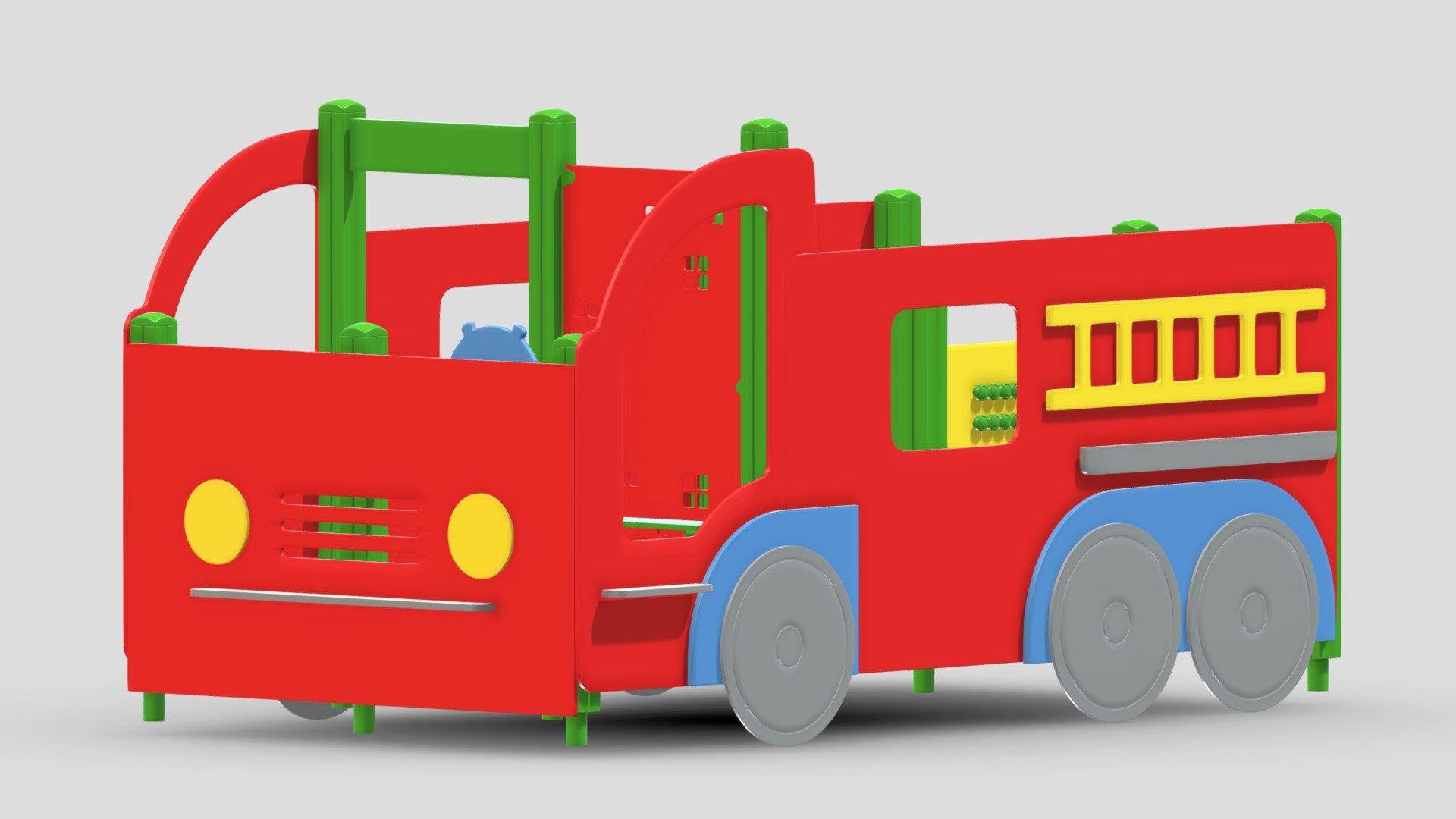 Lappset Fire Truck 3d model