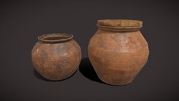 Medieval_Cooking_Pots_FBX