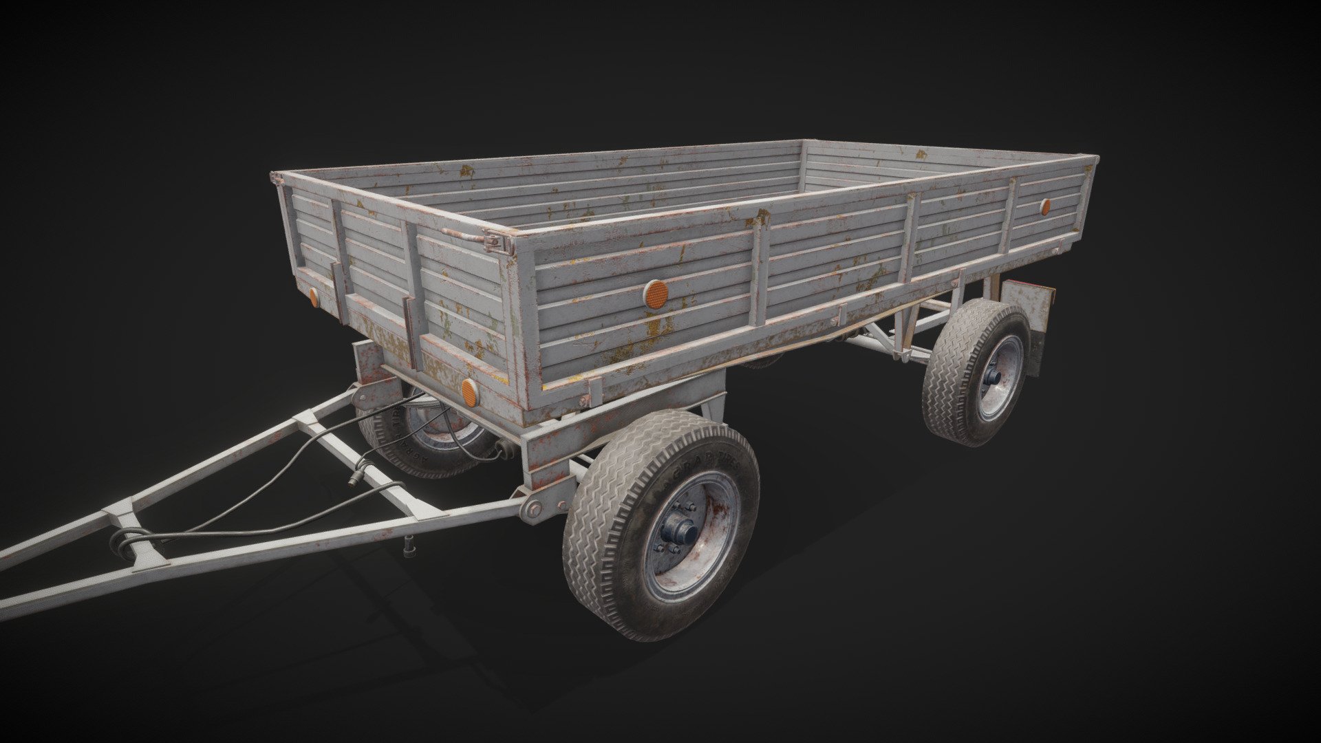 Autosan D47 Trailer 3d model