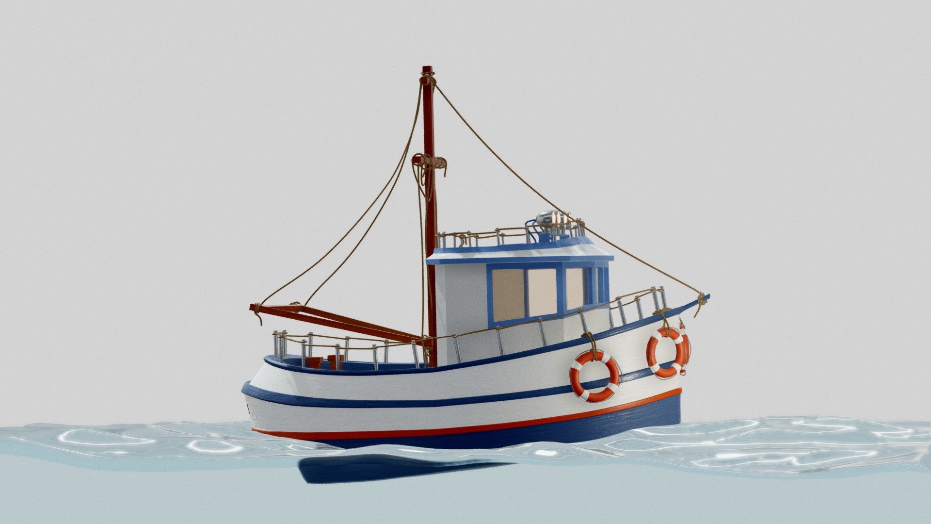 TOY BOAT 3d model