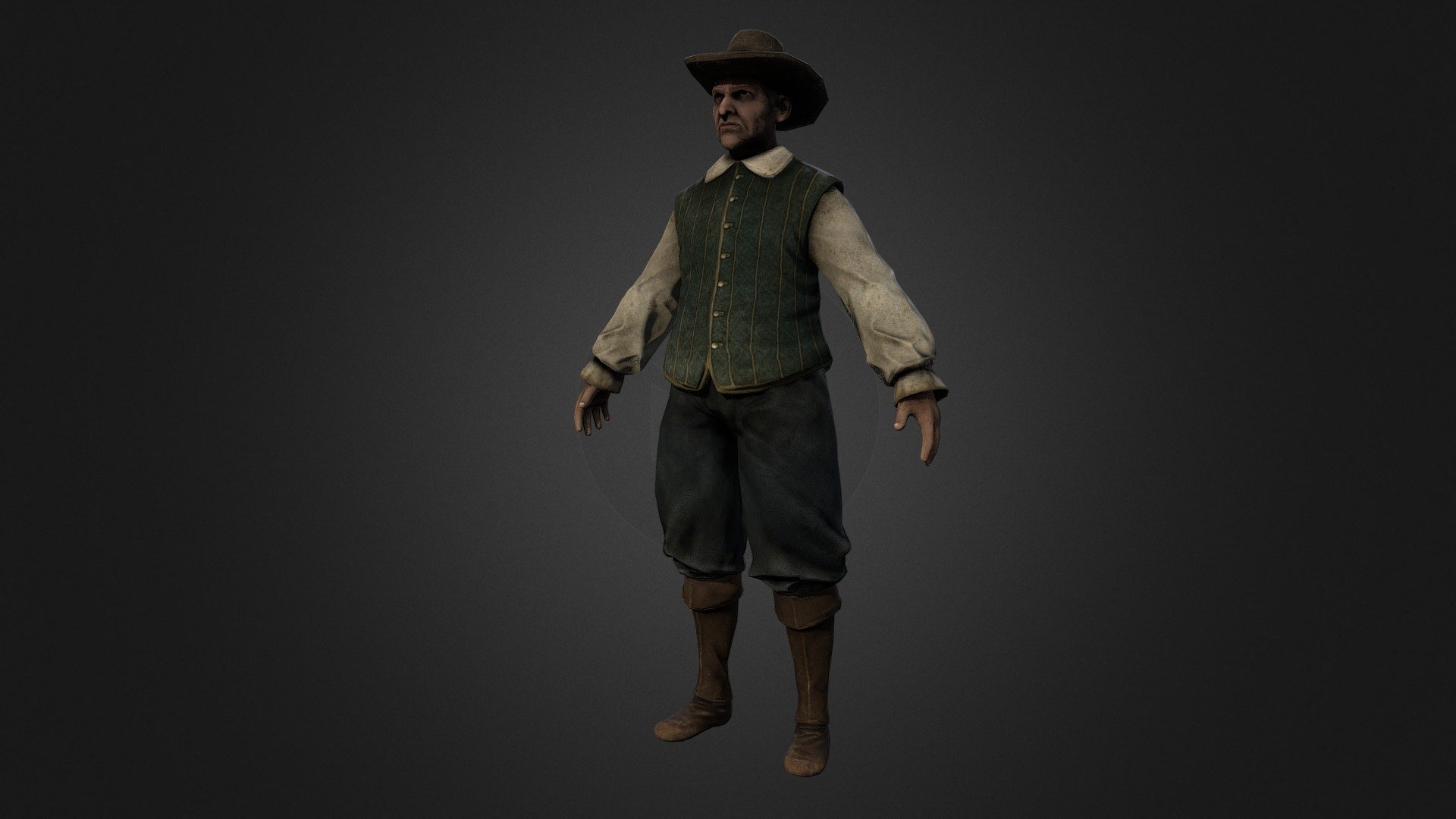 Old Men 3d model