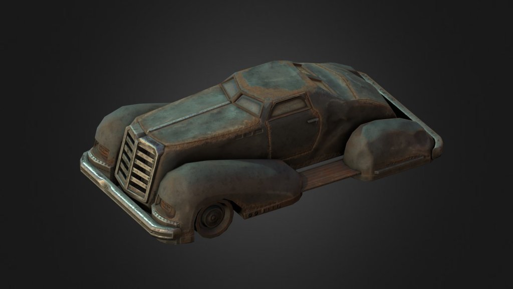 Fallout 2 Deuce Coupe 3d model